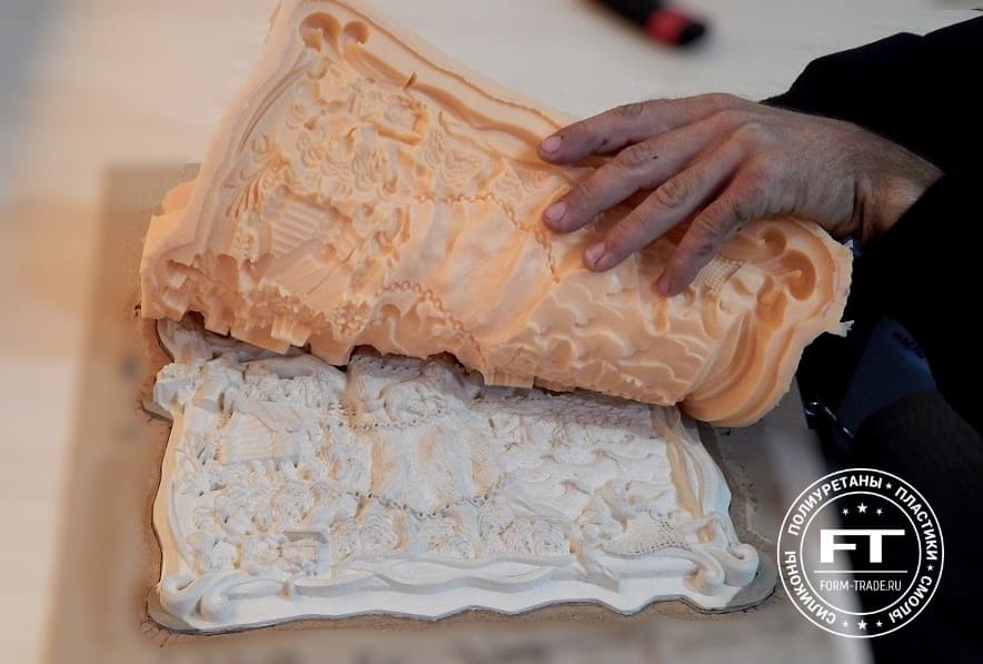 Распалубка резиновой формы Распалубка силиконовой формы